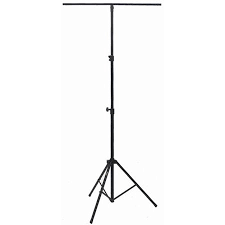 Tripod Lighting Stand w/T-Bar, 10'