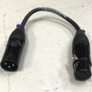 DMX 3-Pin (M) to 5-Pin (F)