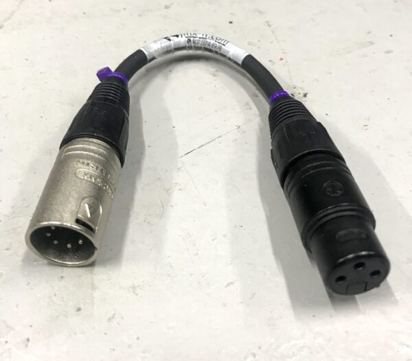 DMX 5-Pin (M) to 3-Pin (F)