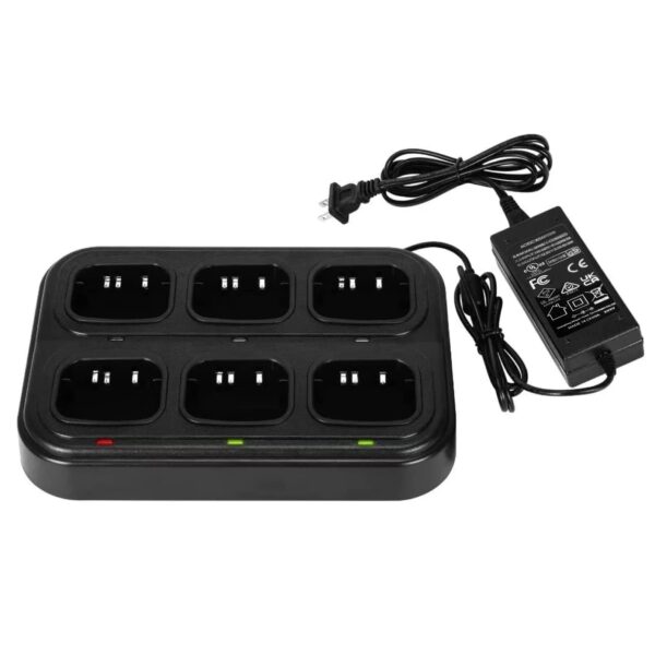 Six-Radio Charge Station