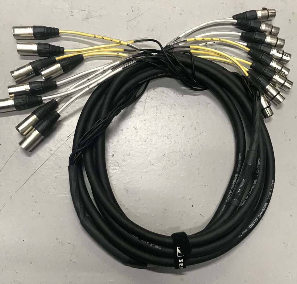 Audio Loom - 8 Ch XLR, 15'