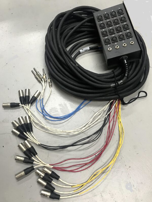 Audio Snake, 16 Ch / 4 TRS, 100'