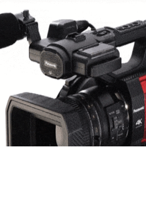 Panasonic AG-DVX200 4K Camcorder w/Tripod
