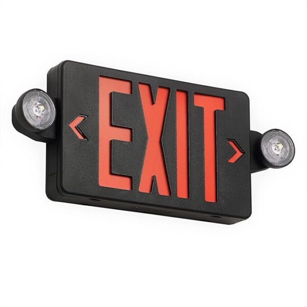 Black Exit Sign