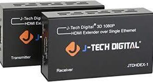 J-TECH Digital CAT-5/6/7 HDMI Extender Receiver