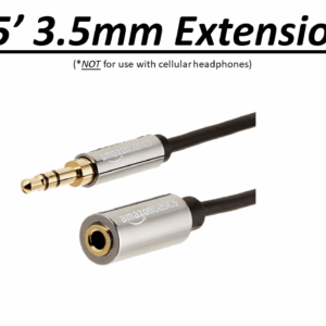 15' - 1/8" M-F Headphone Extention Cable