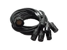 Socapex Breakout Cable - 19-pin (M) to (6) Edison (F)