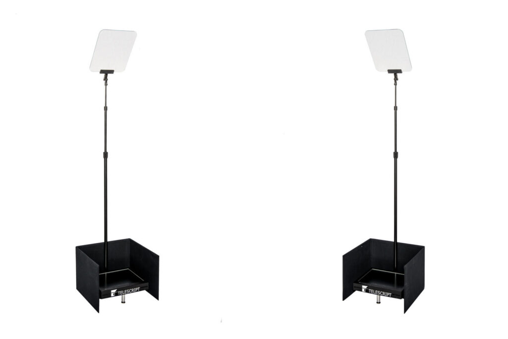 Teleprompting System with 15" LED Monitor