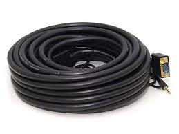 Cable - VGA (M) to (M) with 1/8" TRS, 50'