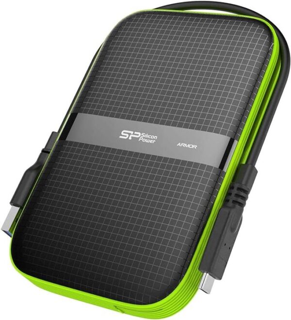 Silicon Power 4TB USB-C USB 3.0 Rugged Portable External Hard Drive Armor A60