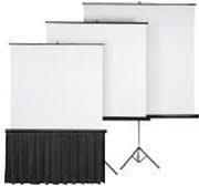 Tripod Screen with Skirt,  6' x 6'