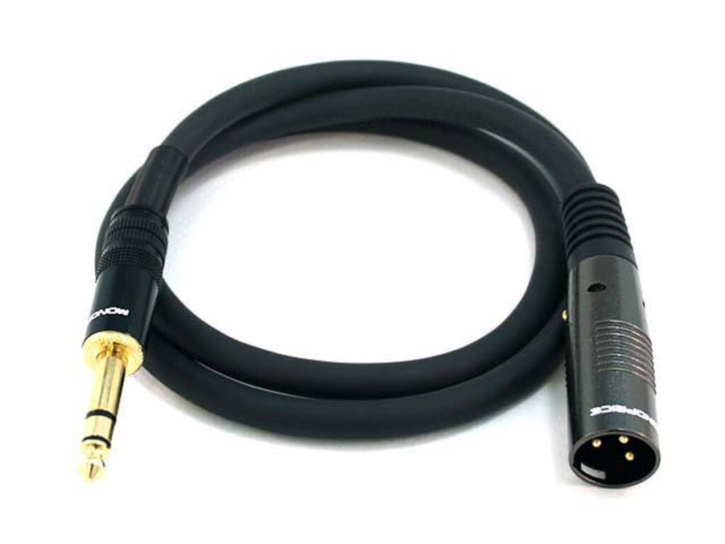 TRS to XLR Male Adapter